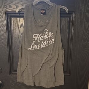 Harley-Davidson Charcoal Women's Muscle Tee